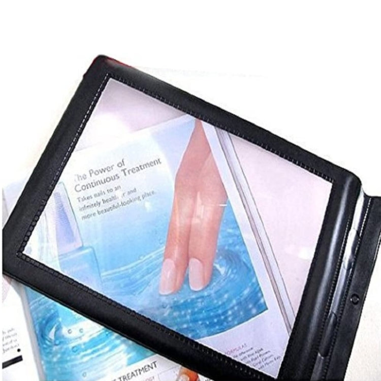 A4 Magnifying Glass Reading Handheld Soft PVC Full Page 3X Magnifier by buy2fix