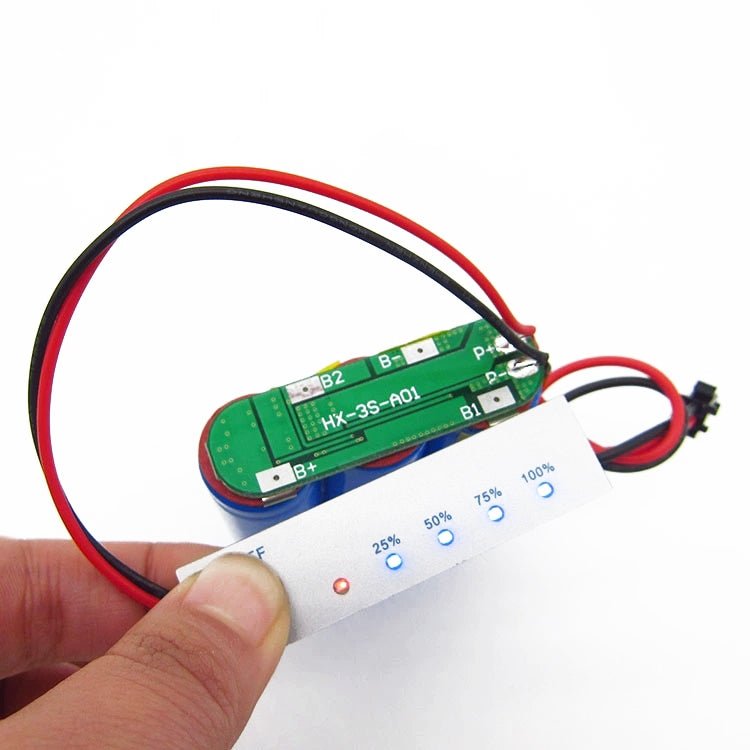 Lithium Battery Power Display Board Iron Phosphate Indicator Board, Specification: 2S 8.4V Lithium Battery by buy2fix