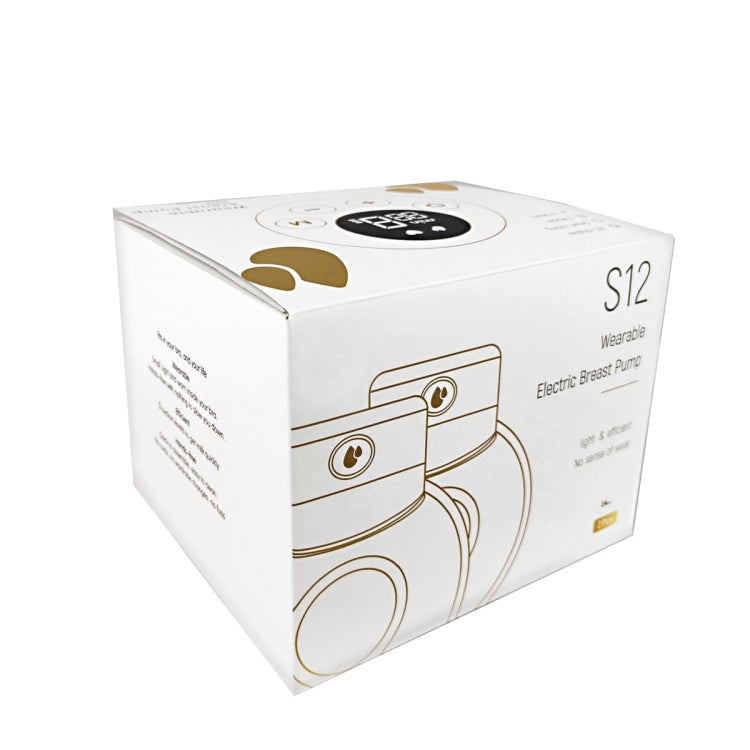 S12 Double Electric Wearable Breast Pump With 2 Modes & 9 Levels Suction Adjustable by buy2fix