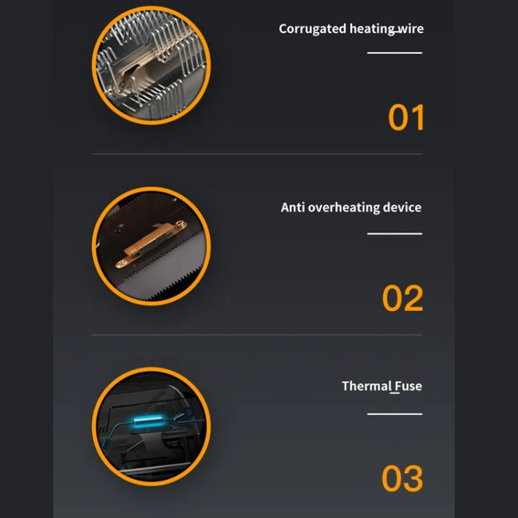 380W Earth Little Sun Heater Home Energy Saving Electric Stove Desktop Mini Heater EU Plug(White) by buy2fix