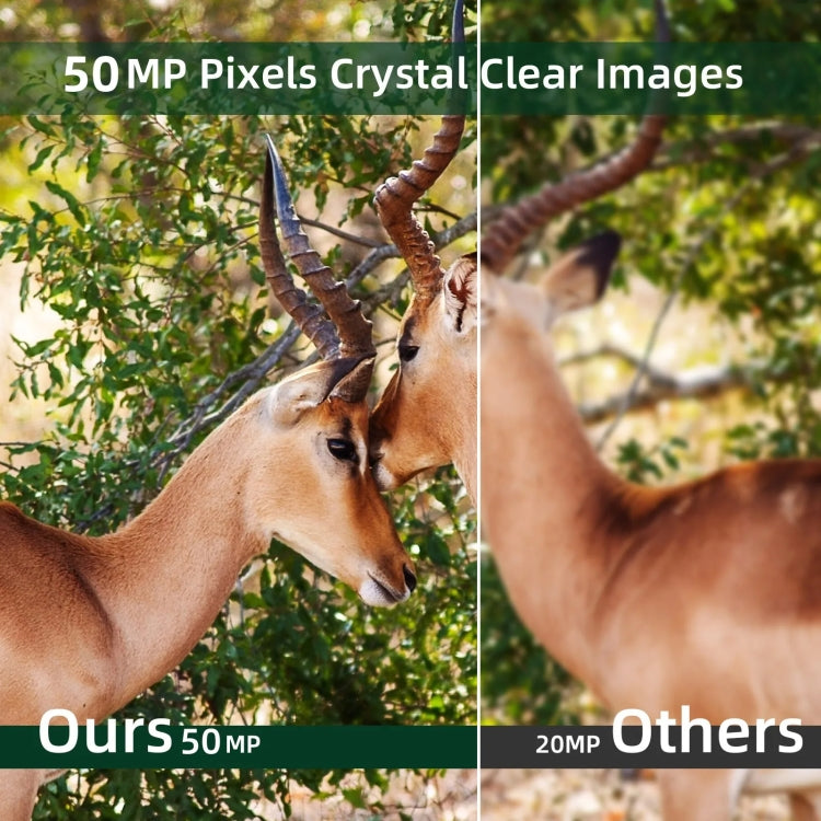 HC-940A-Li 50MP+4K Outdoor Rain Fog Prevention Infrared Tracking Hunting Camera With EU Plug Adapter by buy2fix