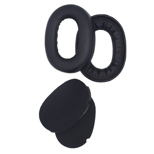 2pcs For Jabra Elite 85h Headphone Leather Case Sponge Earmuffs Earpad Protective Cover by buy2fix