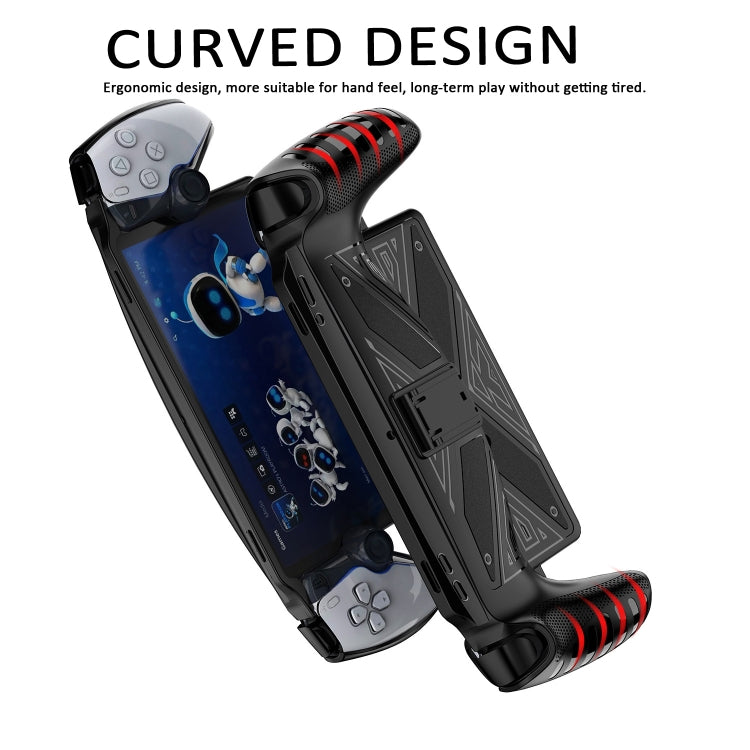 For Sony PlayStation Portal TPU Protective Case Cover With Stand(White) by buy2fix