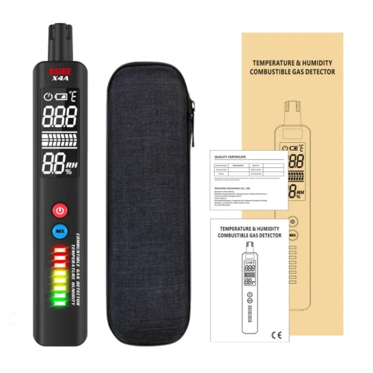 BSIDE X4A Portable Combustible Gas Detector Gas Leakage Alarm by BSIDE