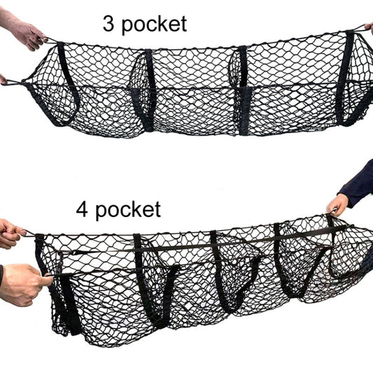 Pickup Truck Three-dimensional Net Bag Off-road Vehicle Trunk Luggage Net Bag, Size: 100x30cm(Three Pocket) by buy2fix