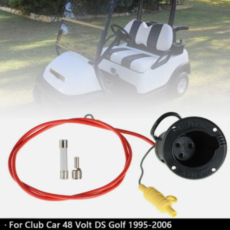 For Club Car DS Golf Cart 48V Charging Outlet 101802101 by buy2fix