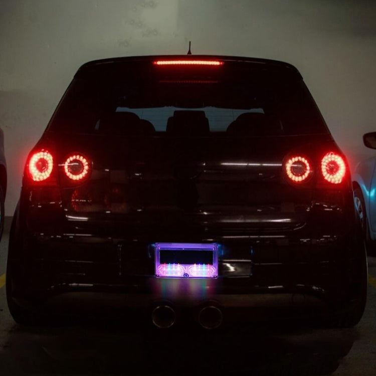 Car Solar Warning Light Anti-rear Collision LED Tail Light(Strong Magnetic) by buy2fix