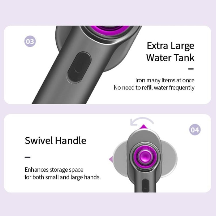 30W Mini Steamer Rotary Folding Iron Insulation Anti-Scald Garment US Plug(White) by buy2fix