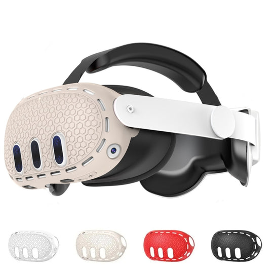 For Meta Quest 3 VR Host Silicone Protective Case Smart Device Accessories(Starlight) by buy2fix