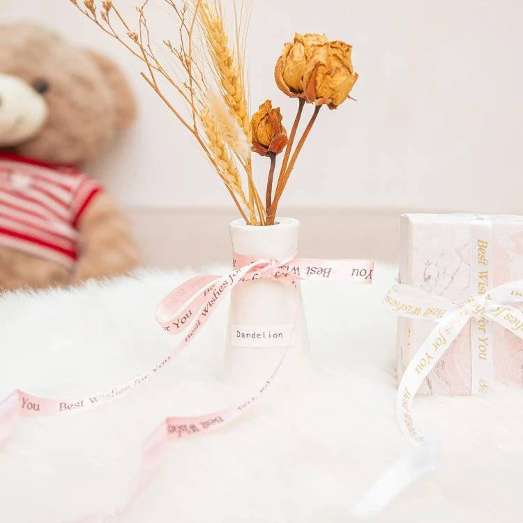 For Phomemo P12 / P12 Pro 12mm x 2m Thermal Transfer Label Ribbon(Black Word On Sky Blue) by buy2fix