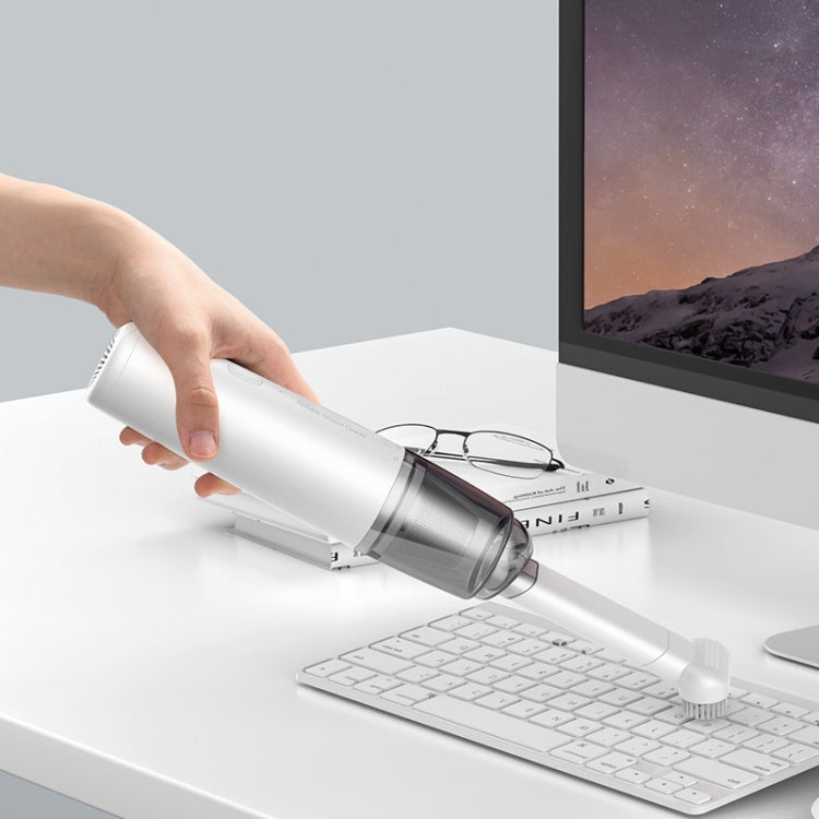 Mini Portable Detachable Wireless Handheld Powerful Car Vacuum Cleaner, Style: Metal Filter (Black) by buy2fix