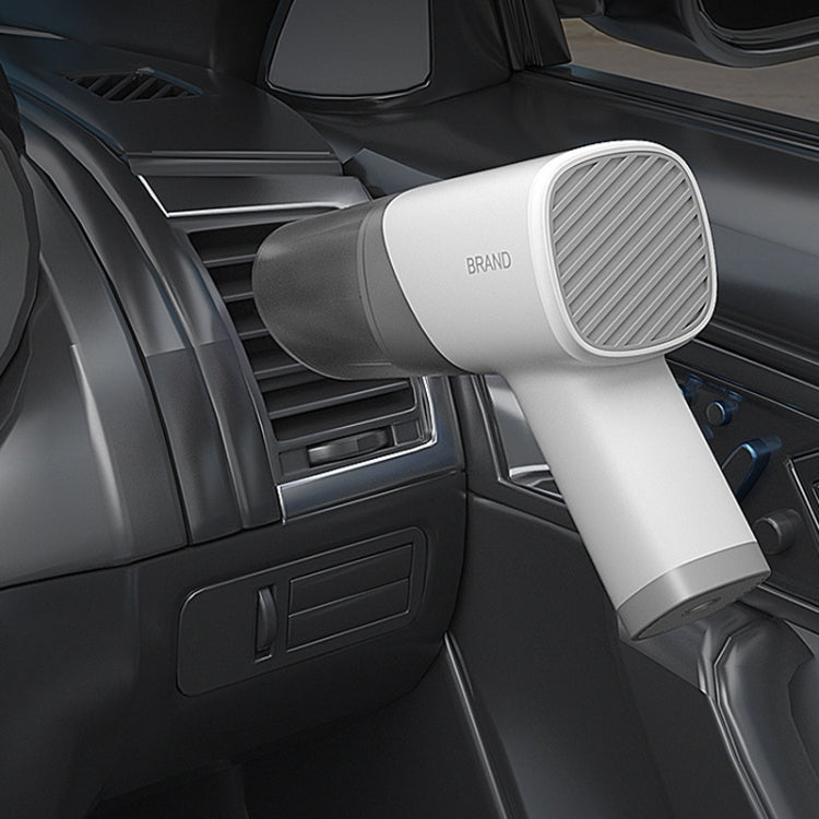 Portable Handheld USB Charging Car Vacuum Cleaner, Color: Wired Black by buy2fix