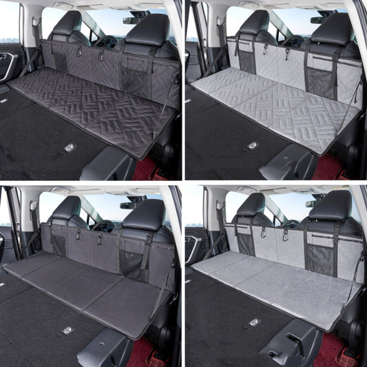 Car Camping Bed Folding Board SUV Rear Row Extension Board For Tesla, Color: Gray Embossed by buy2fix