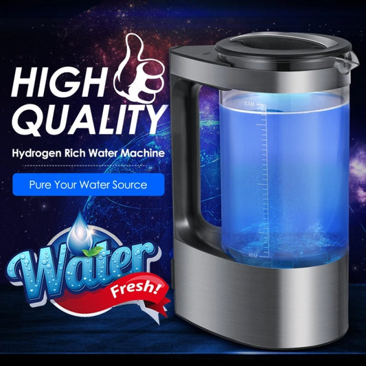 V8 2L Micro-electrolysis hydrogen-rich Water Machine Home Smart Cleaning Hydrogen-rich Kettle(UK Plug) by buy2fix