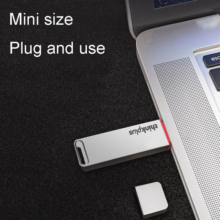Lenovo Thinkplus TU100Pro USB3.1 Solid State Flash Drive High Capacity Metal USB Memory Disk, Size: 512G(Gray) by Lenovo
