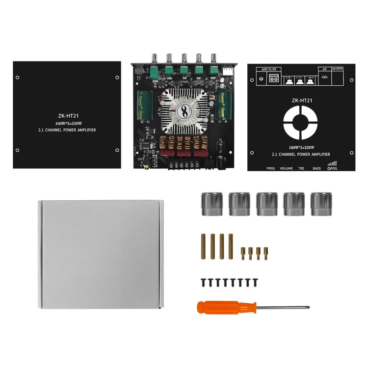 ZK-HT21 Bluetooth Digital Amplifier Module 2.1 Channel TDA7498E by buy2fix