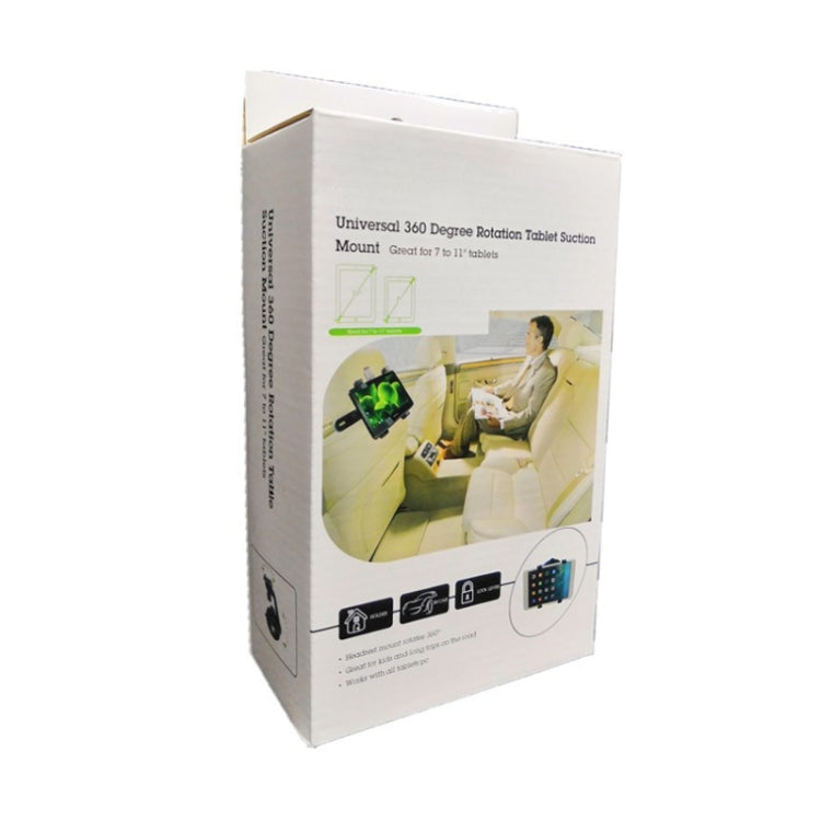 Car Dashboard Silicone Suction Cup Rotatable Tablet Four-claw Holder(Black) by buy2fix