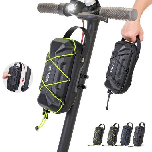 WILD MAN GD6X 2L Electric Scooter EVA Hard Shell Hanging Bag Folding Bike Bag(Black) by WILD MAN