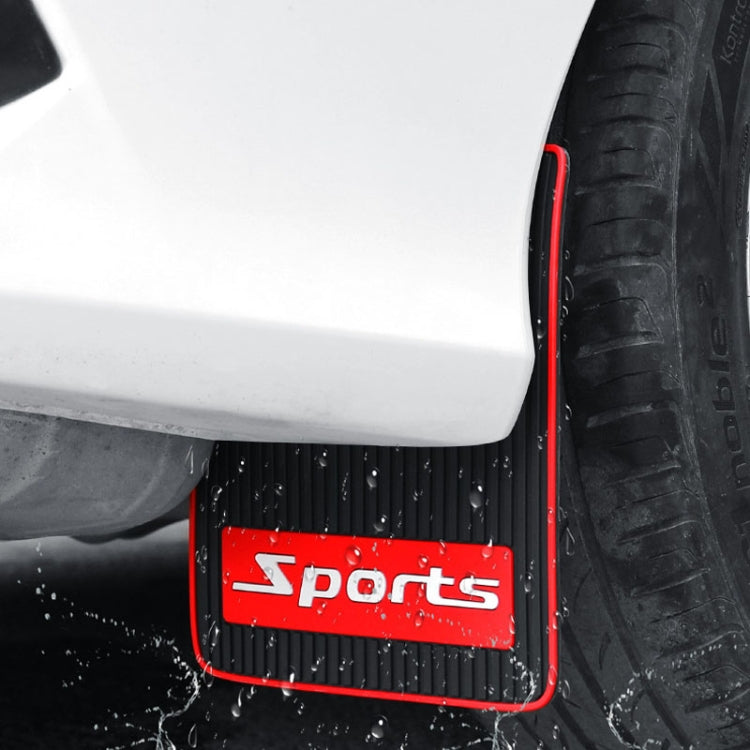 2pcs Car Tire Mud Flap Modification Plastic Anti-Splash Mud Flap, Style: Large Blank by buy2fix