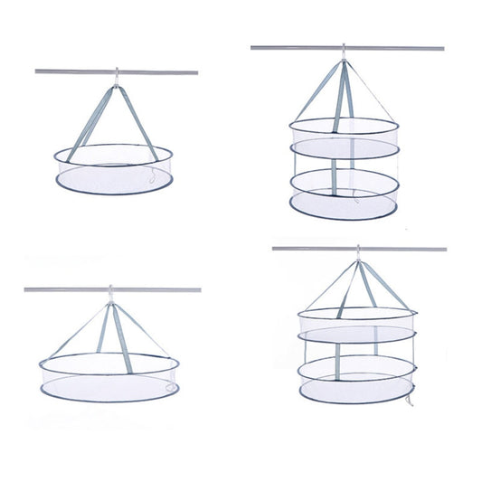 Foldable Drying Clothes Net Hanging Sweater Drying Rack, Spec: 61cm 2 Layers by buy2fix