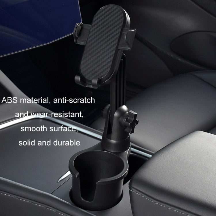 Car Centre Navigation Mobile Phone Holder 360 Rotating Water Cup Holder, Size: Small by buy2fix