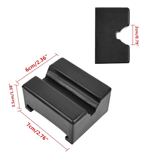 Car Jack Rubber Mat Car Shock Absorbing Cushioning Rubber Gasket by buy2fix