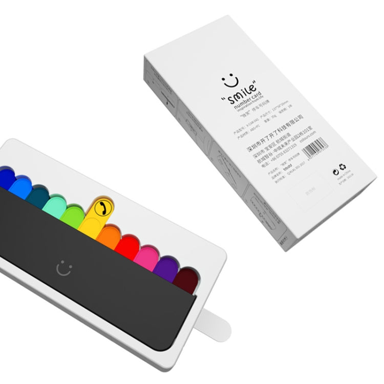 bbdd Temporary Parking License Plate Concealable Car Removal Number Plate(Rainbow Edition) by bbdd