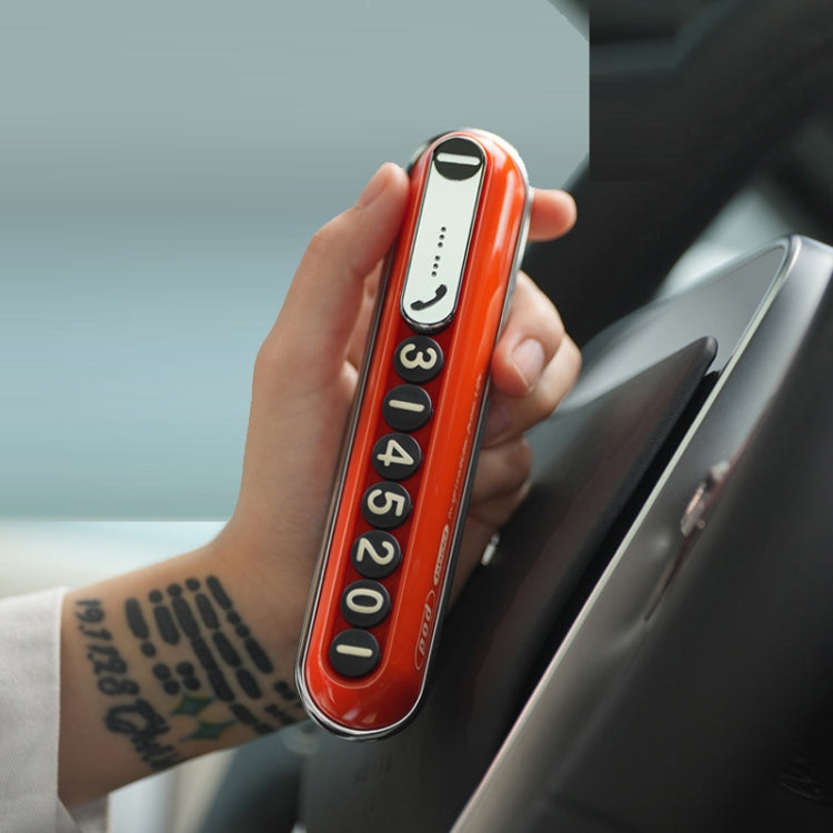 Bbdd Pod Temporary License Card Hidden Retro Parking Plate(Beige) by bbdd