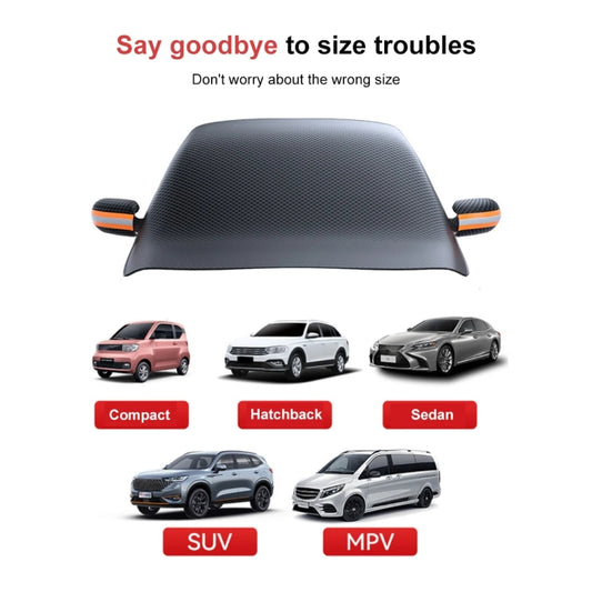 ST-3959 Snow Cover Front Windshield Strong Magnetic Adsorption Car Windshield Cover Oxford Cloth Comprehensive Protection by buy2fix
