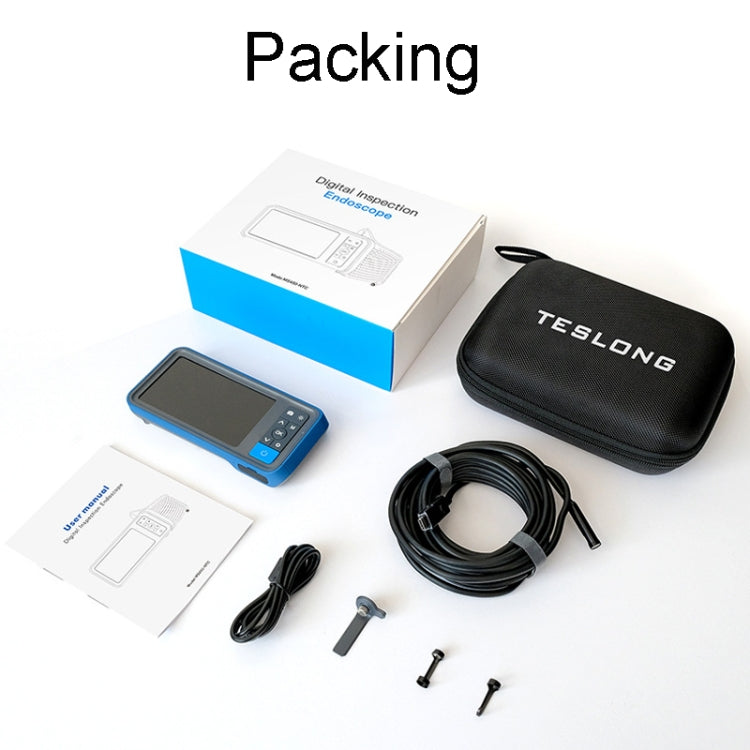 TESLONG MS450 5.5mm HD Pixel 4.5 Inch IPS LCD Screen Endoscope Auto Repair Tools, 5M by TESLONG