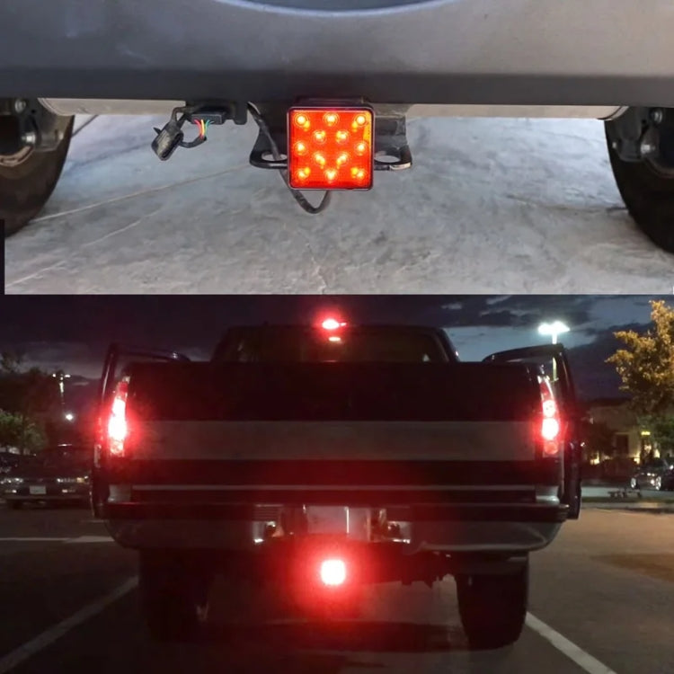 Automotive LED Trailer Lights Universal Rear Brake Lights, Color: Black Shell 15 Light by buy2fix
