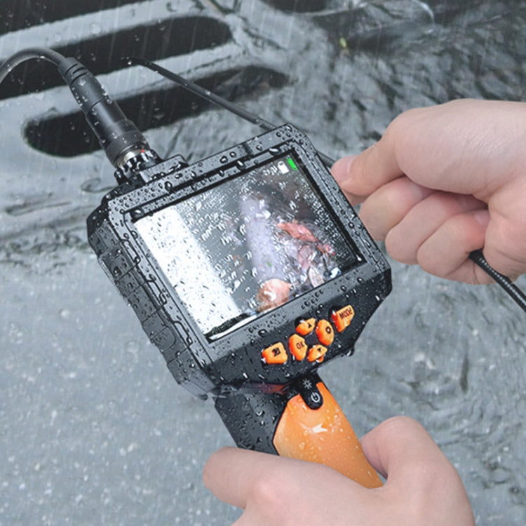 Teslong NTS300 5.5mm-1M Dual Lens Waterproof 5 Inch HD Industrial Borescope Auto Repair Tools by TESLONG