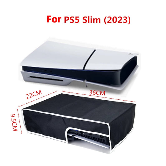 For PS5 Slim Disc & Digital Host Dust Cover Protective Case, Style: Horizontal Black by buy2fix