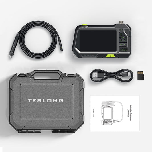 Teslong NTS500 5.5mm-3M Dual Lens 5 Inch Large Screen Industrial Pipe Borescope Industrial Inspection Tools by TESLONG