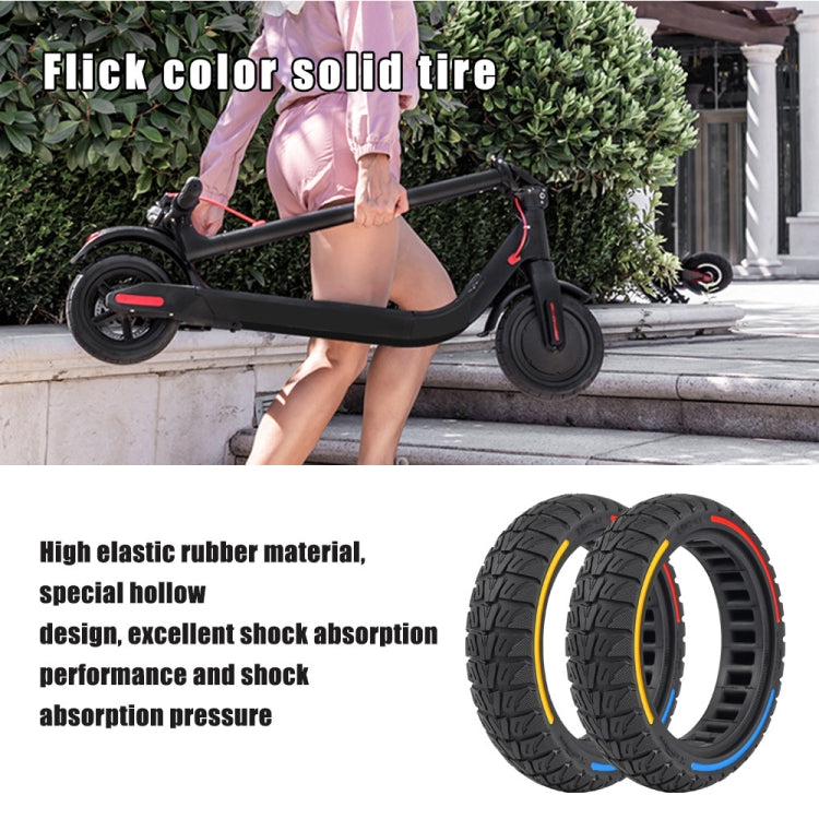 8.5 x 2 inch Colorful Flick Off-road Honeycomb Tires for Xiaomi M365 / Pro / Pro 2 / 1S / Lite(Tricolor) by buy2fix