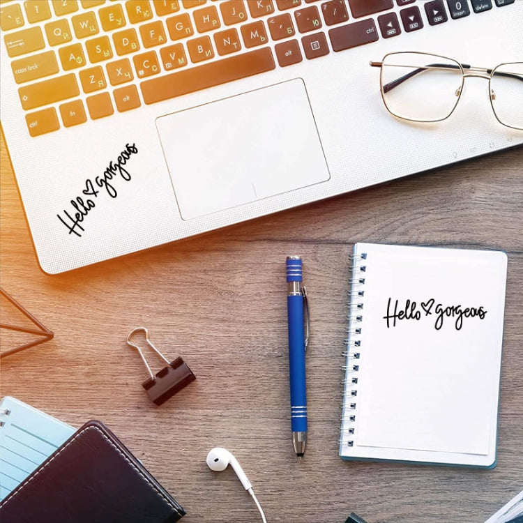 3sheets /Set Hello gorgeous Car Stickers Inverted Rear Mirror Glass Sticker by buy2fix