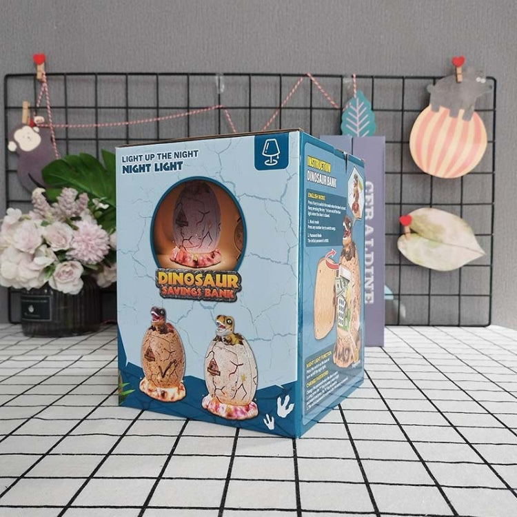 16.6 x 15.8 x 26cm Fingerprint Dinosaur Egg Password Money Bank Kids Toys Gifts Tyrannosaurus Rex Savings Jar(Beige) by buy2fix