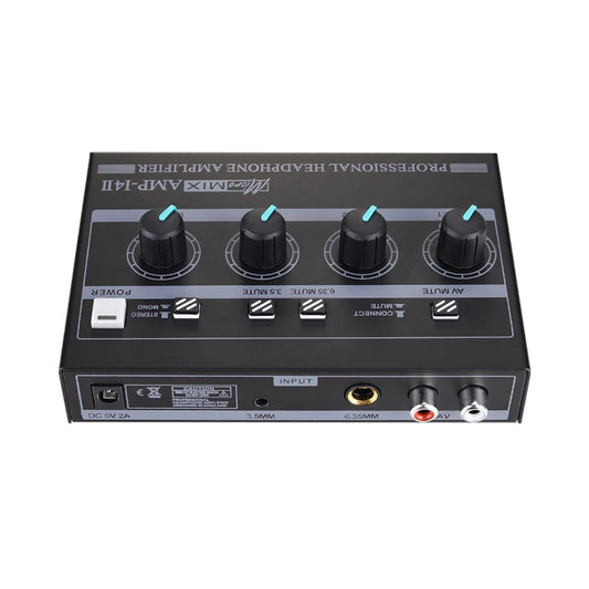 Mini HIFI 8-channel Monitoring Portable Headphone Amplifier Distributor(US Plug) by buy2fix