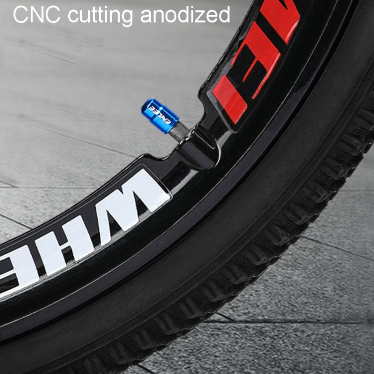 ENLEE E-FZ1004 2pcs /Set Bicycle French Valve Caps Aluminum Alloy Dust Cap For Tire Valve Caps(Black) by ENLEE