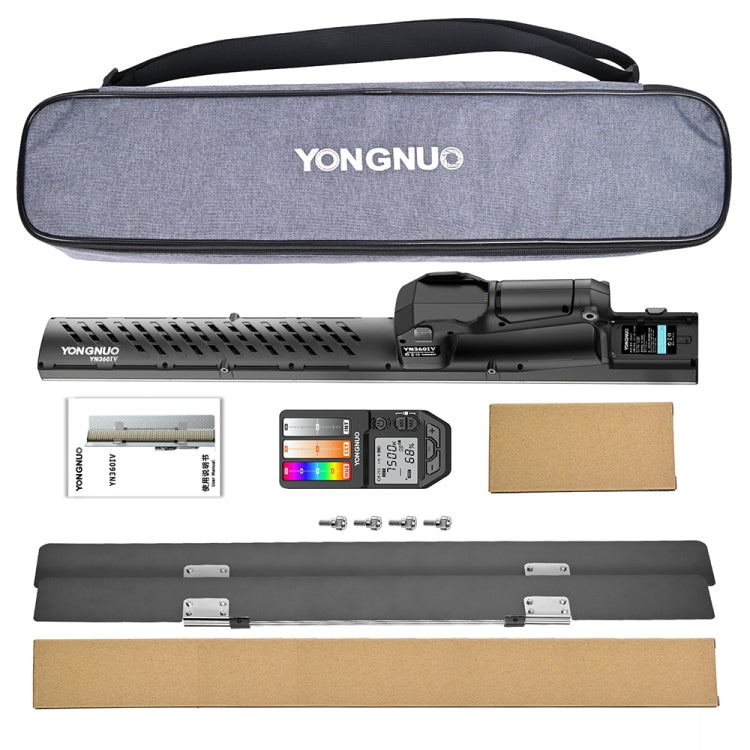 YONGNUO YN360IV 480 LEDs RGB APP Controlled Photography Fill Light, Spec: Standard+NP-F970 by YONGNUO