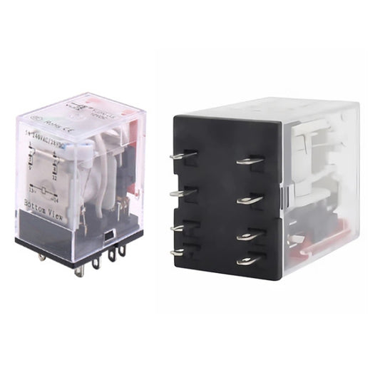 YIJIA YJ2N-GS 8-Pin 2 Way Small Electromagnetic Relay by YIJIA