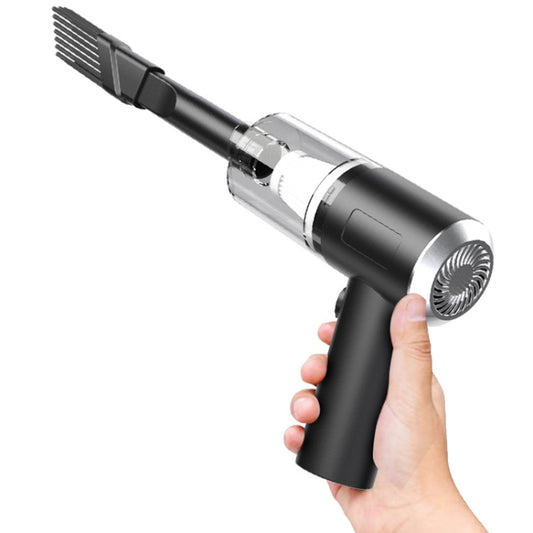 Automotive Household Small Vacuum Cleaner Car USB Charging Powerful Cleaning Tool(Black) by buy2fix