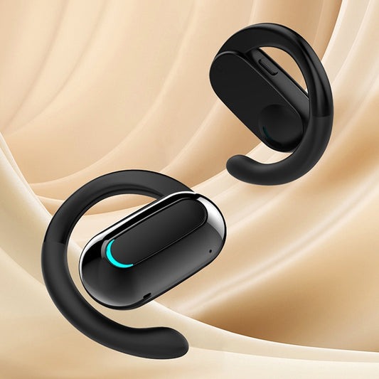 M-F9 Rotatable Ear-mounted ENC Call Noise Reduction Bluetooth Stereo Sports Earphones(Pure Black) by buy2fix