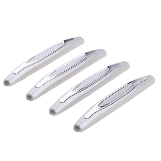 4pcs/set Car Door Anti-collision Strips Rearview Mirror Anti-scratch Stickers(Grey) by buy2fix