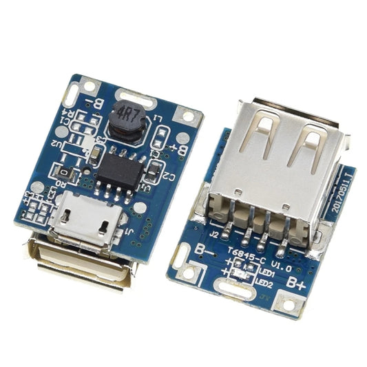 5V Boost Converter Step-Up Power Module Lithium Battery Charging Protection Board LED Display For DIY Charger 134N3P, Interface: Type-C by buy2fix
