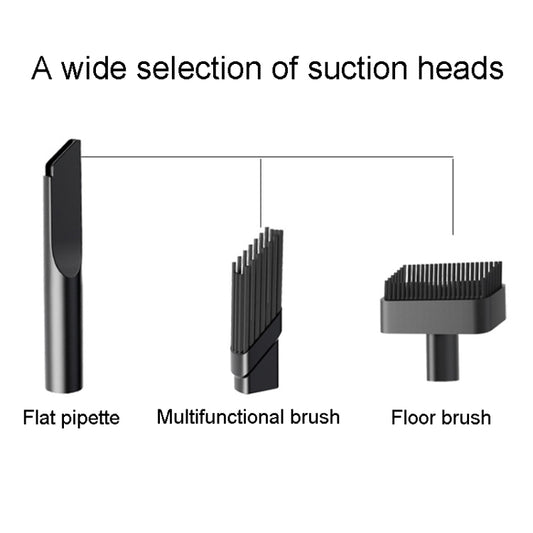 Automotive Household Small Vacuum Cleaner Car Charging Powerful Cleaning Tool(Black) by buy2fix