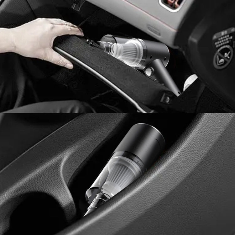 Automotive Household Small Vacuum Cleaner Car Charging Powerful Cleaning Tool(Black) by buy2fix