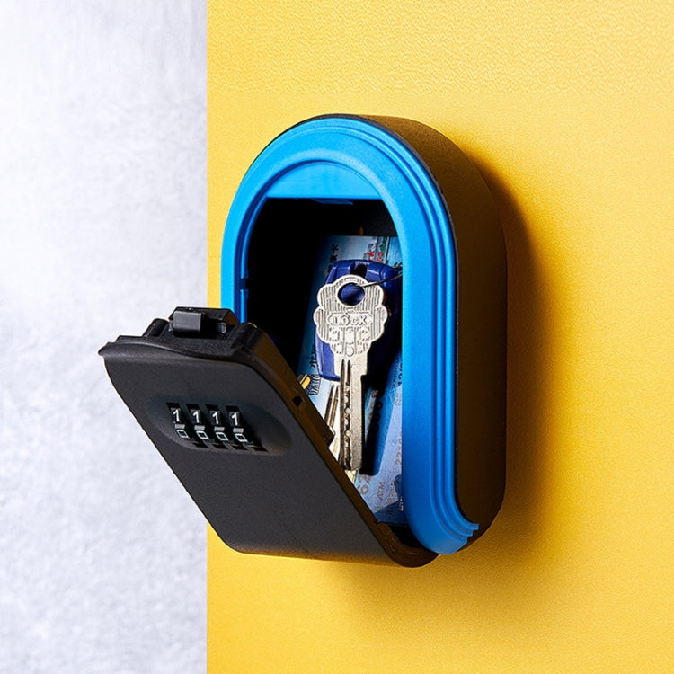 Full Plastic Key Box Password Lock Door Key Storage Password Box(Red) by buy2fix