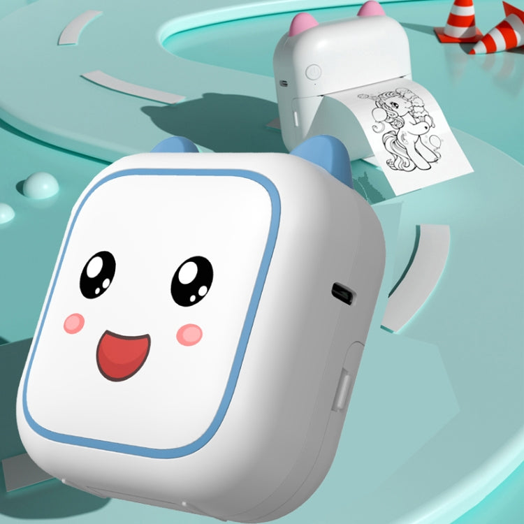 C26 Mini Portable Bluetooth Photo Label Thermal Printer, Spec: Blue+1 Paper by Huawei