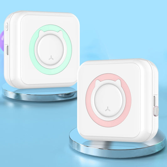 C15 Mini Student Bluetooth Inkless Photo Label Thermal Printer, Spec: Green+5 Stickers+5 Paper+3 Color Paper by Huawei